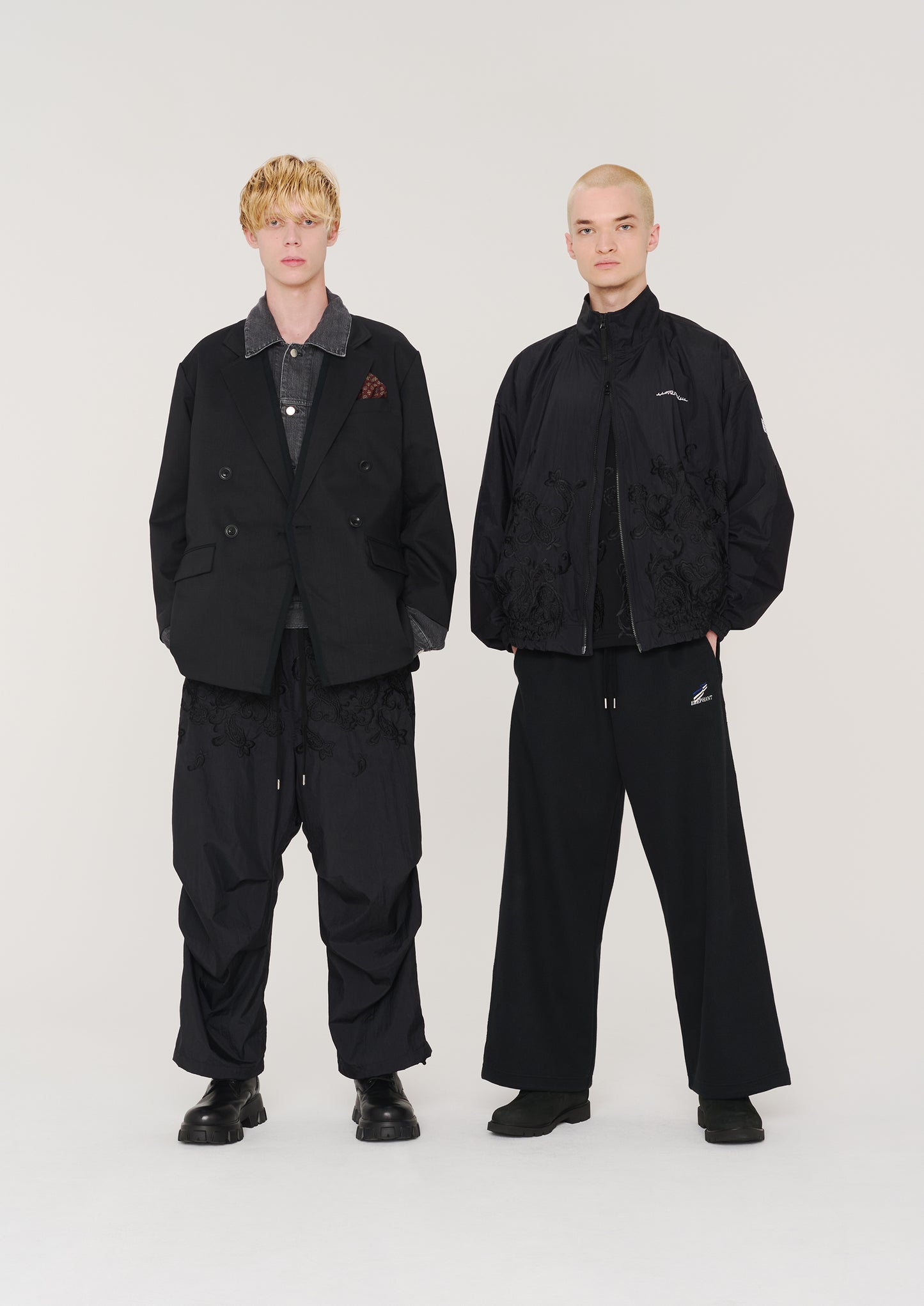 elephant TRIBAL fabrics FOLDING TAILORED JKT