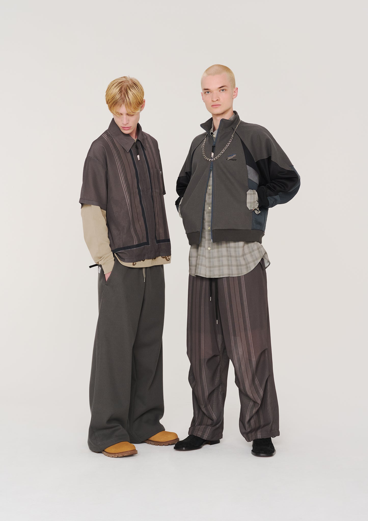 elephant TRIBAL fabrics NO A/C ZIP SHIRT