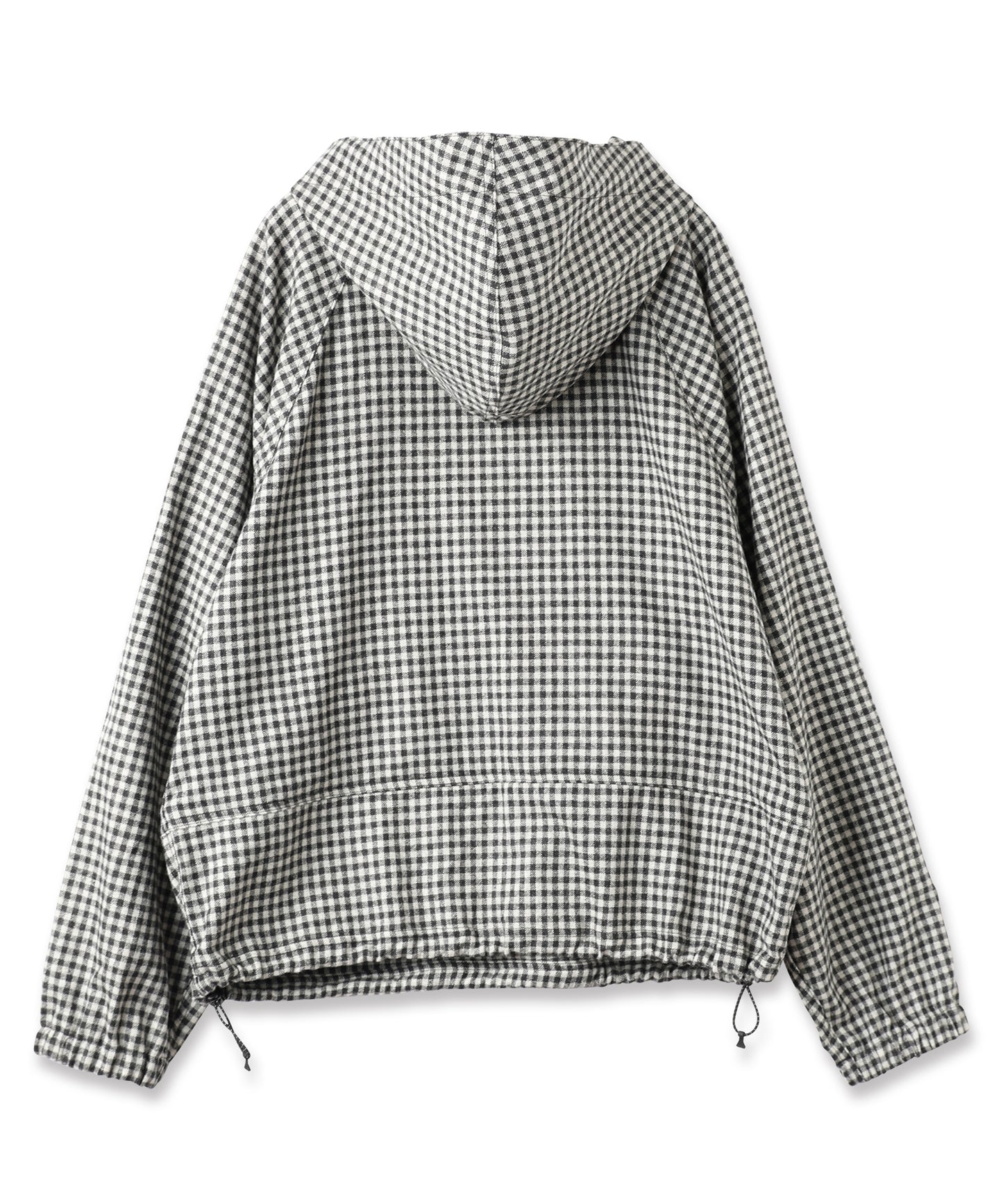CHECK PULLOVER PARKA