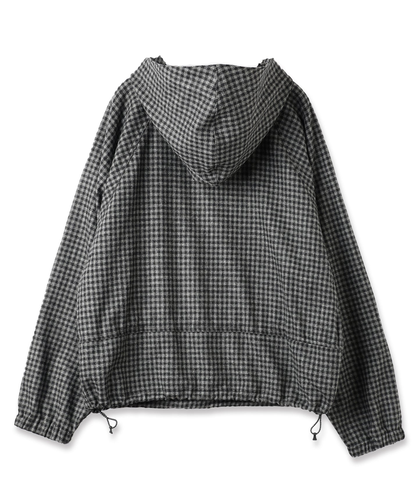 CHECK PULLOVER PARKA