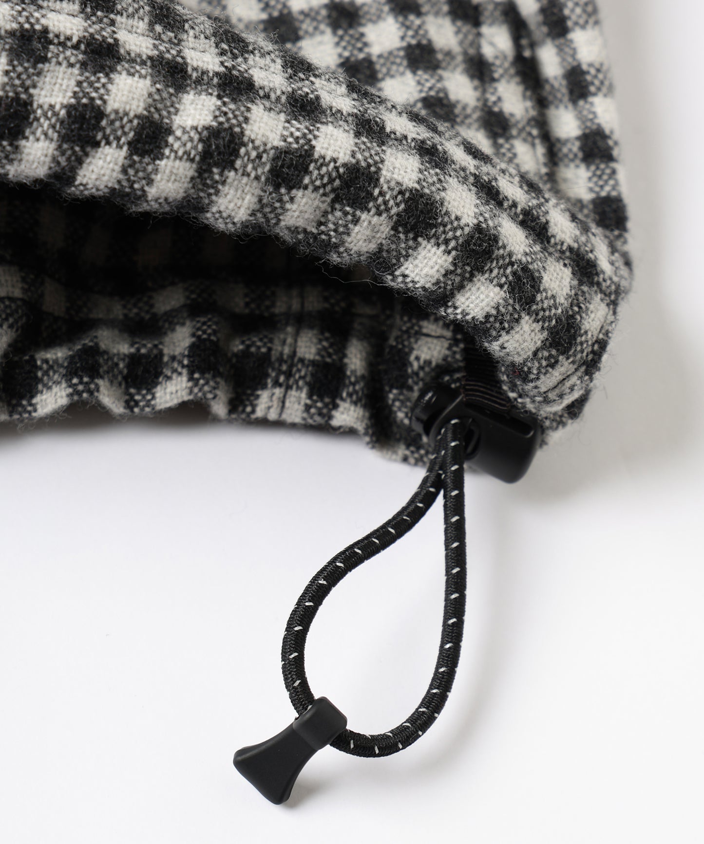 CHECK PULLOVER PARKA