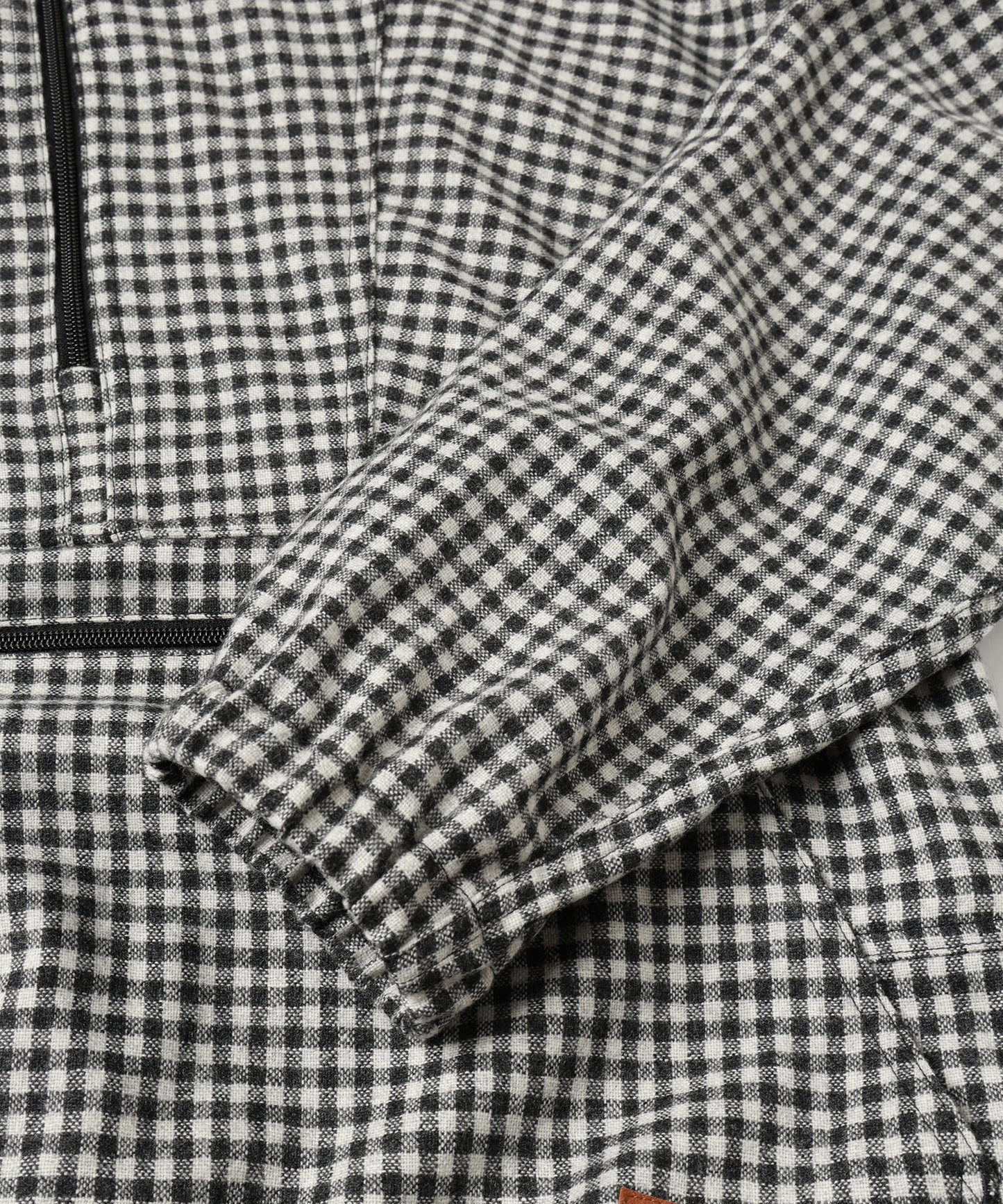 CHECK PULLOVER PARKA