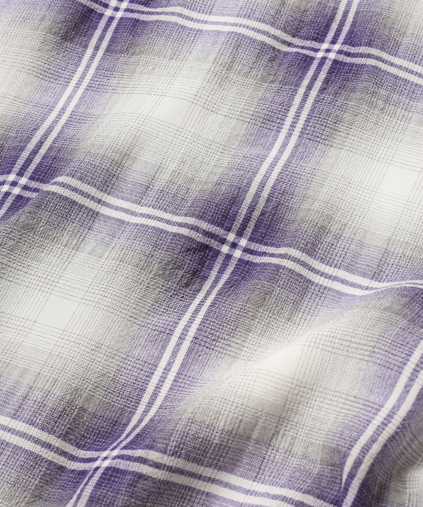 OMBRE CHECK ZIP SHIRT