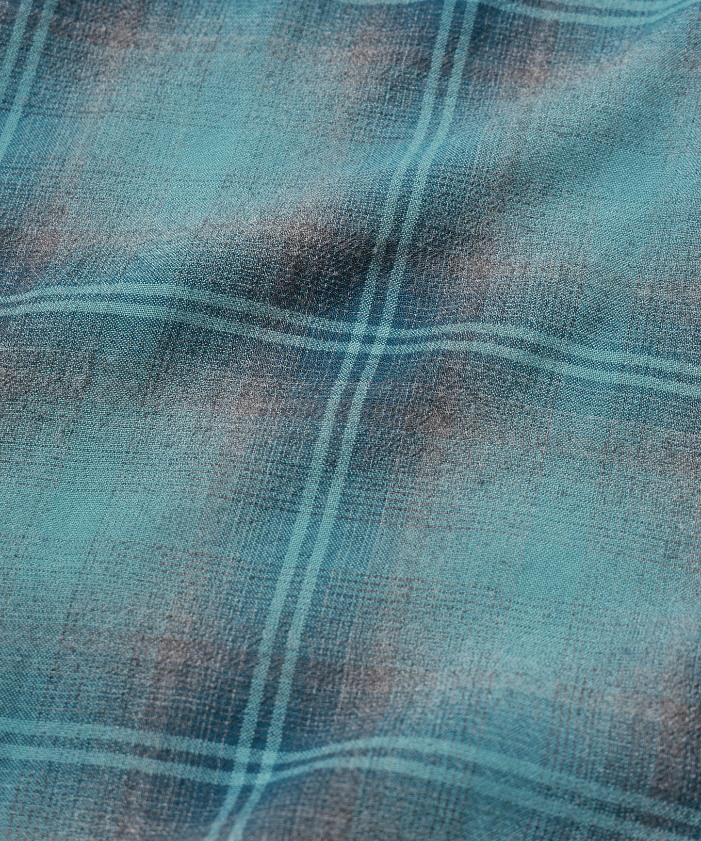 OMBRE CHECK ZIP SHIRT
