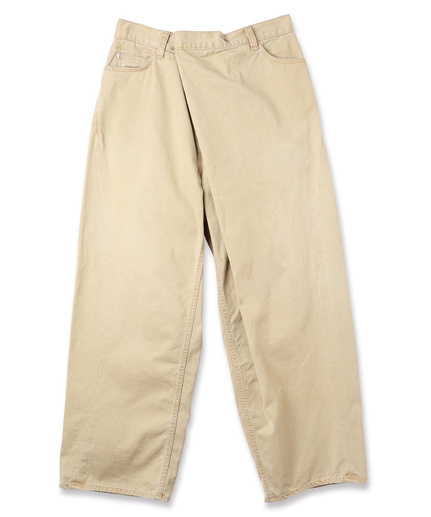 OVER WRAP CHINO PANTS
