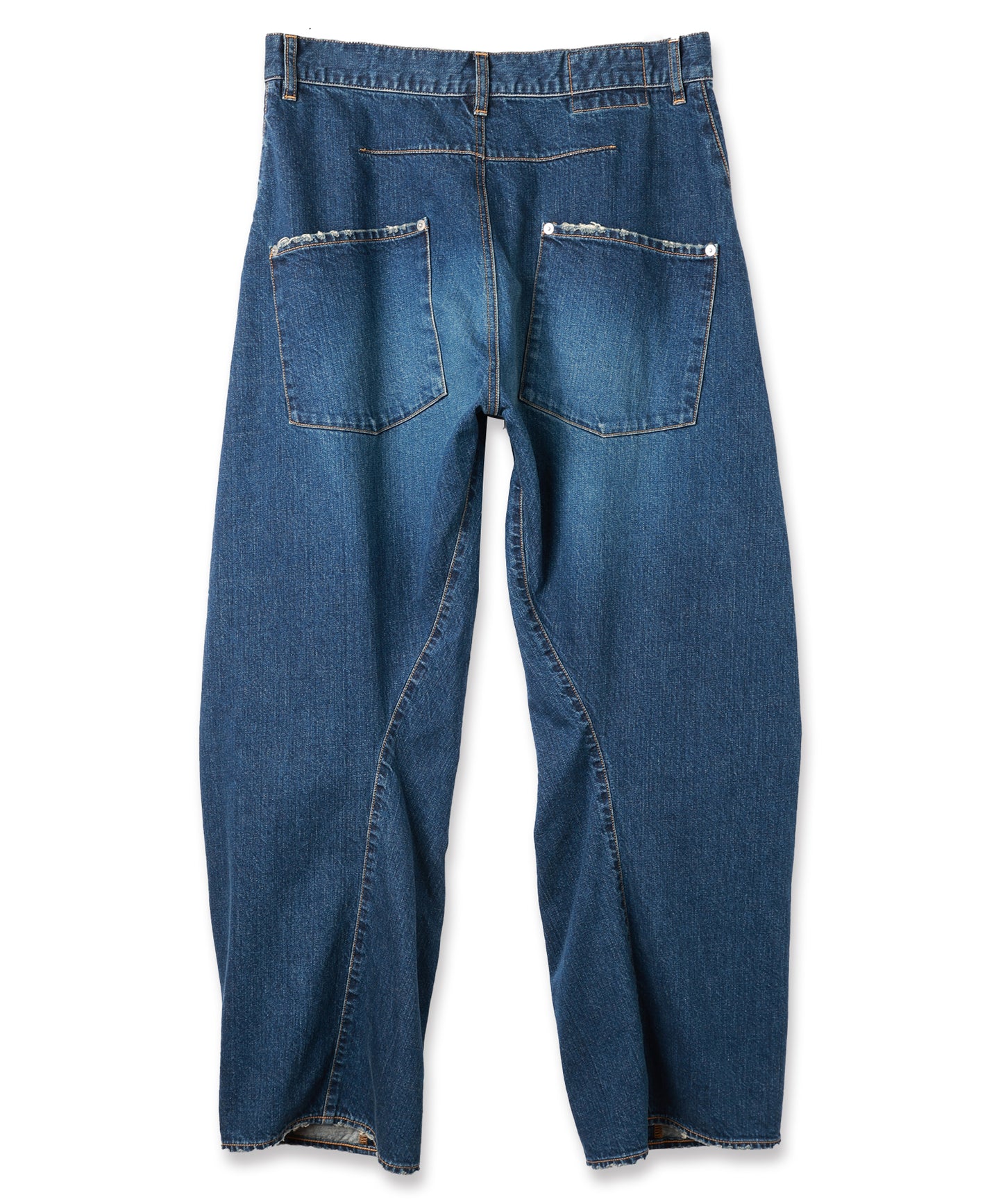 USED 3D CUTTING DENIM PANTS