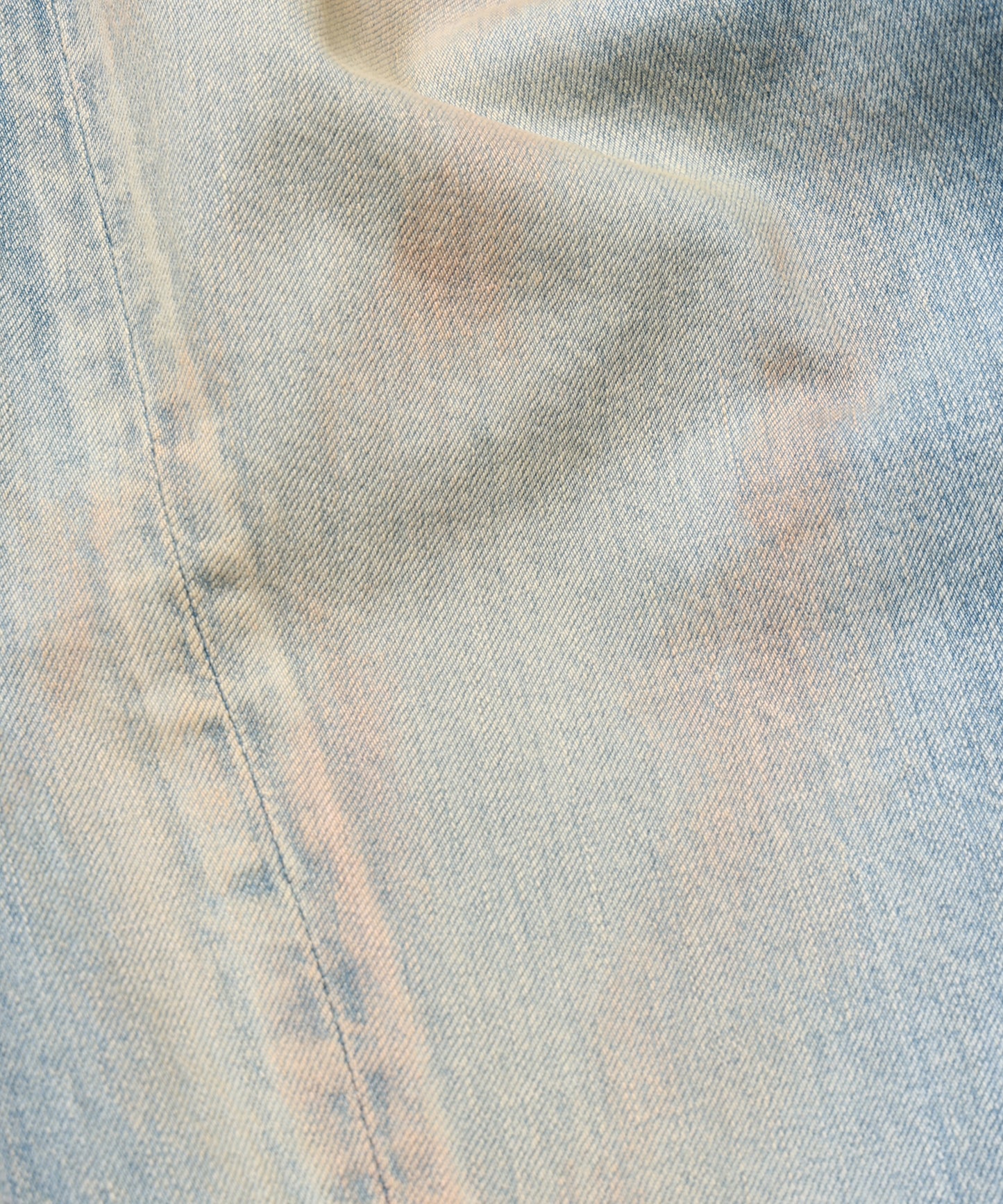 OVER WRAP DENIM PANTS