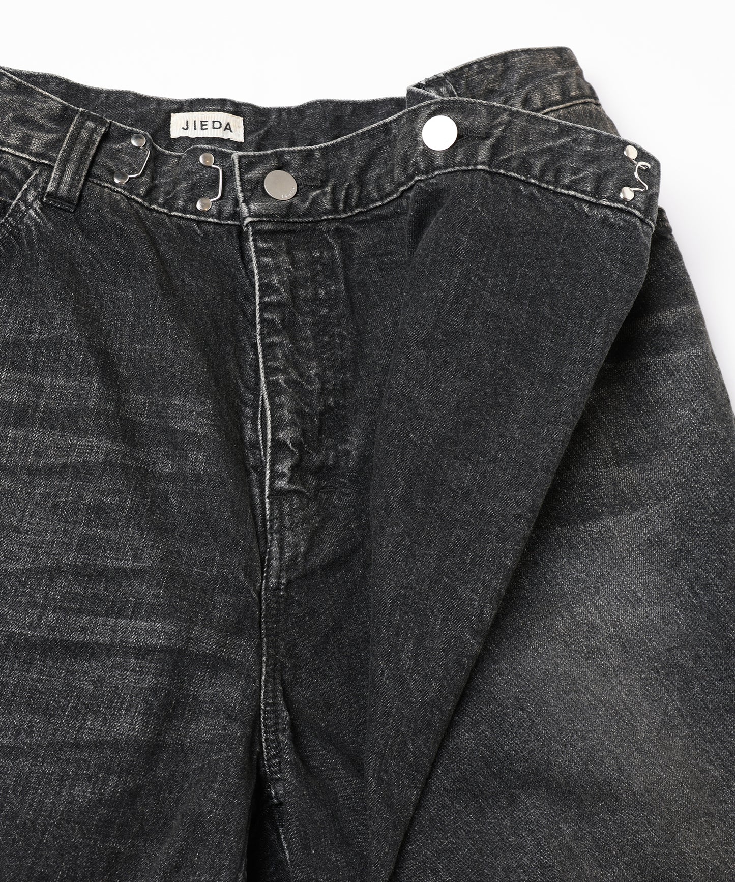 OVER WRAP DENIM PANTS