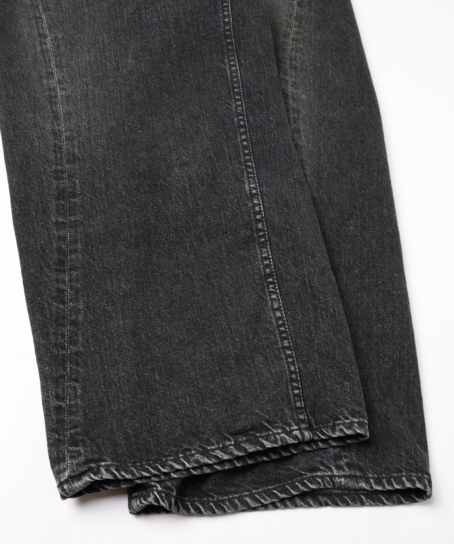 OVER WRAP DENIM PANTS