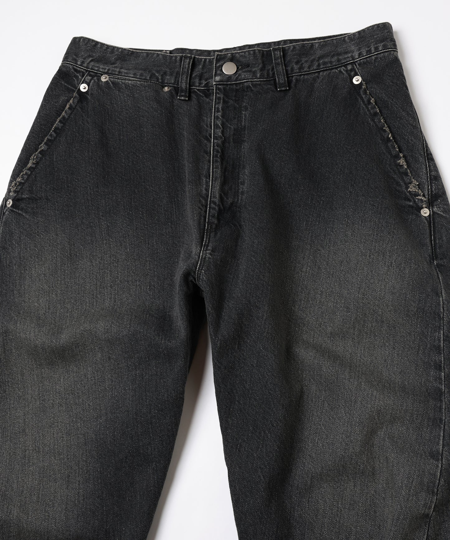 USED 3D CUTTING DENIM PANTS