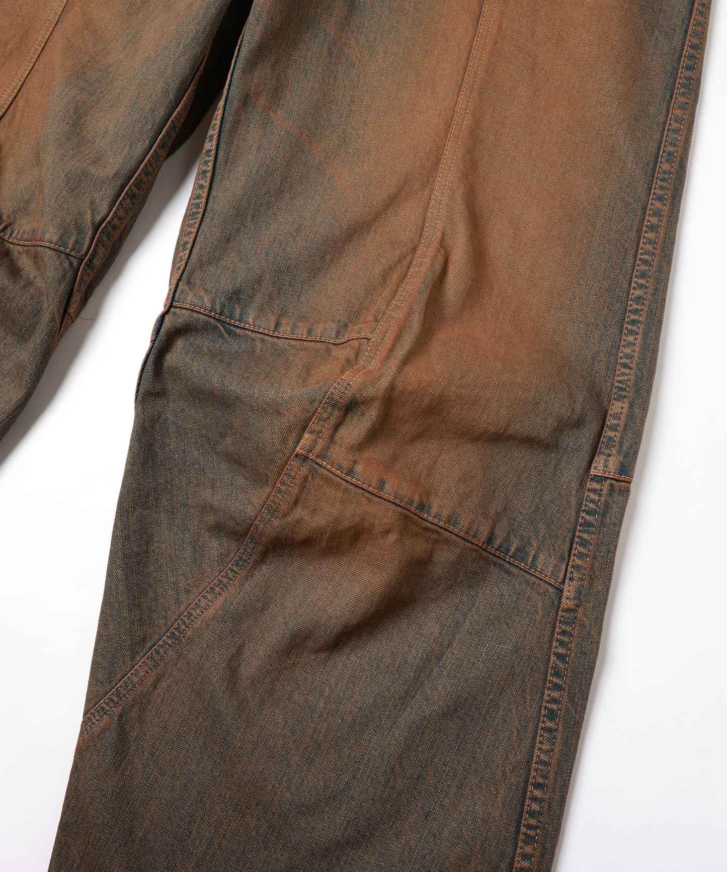 SWITCHING BAGGY DENIM PANTS