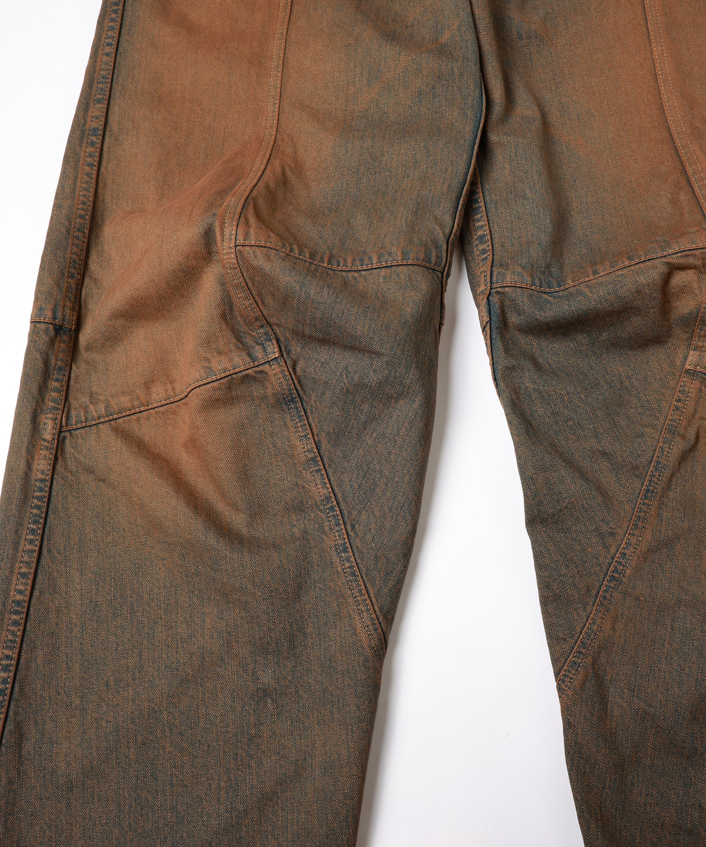 SWITCHING BAGGY DENIM PANTS