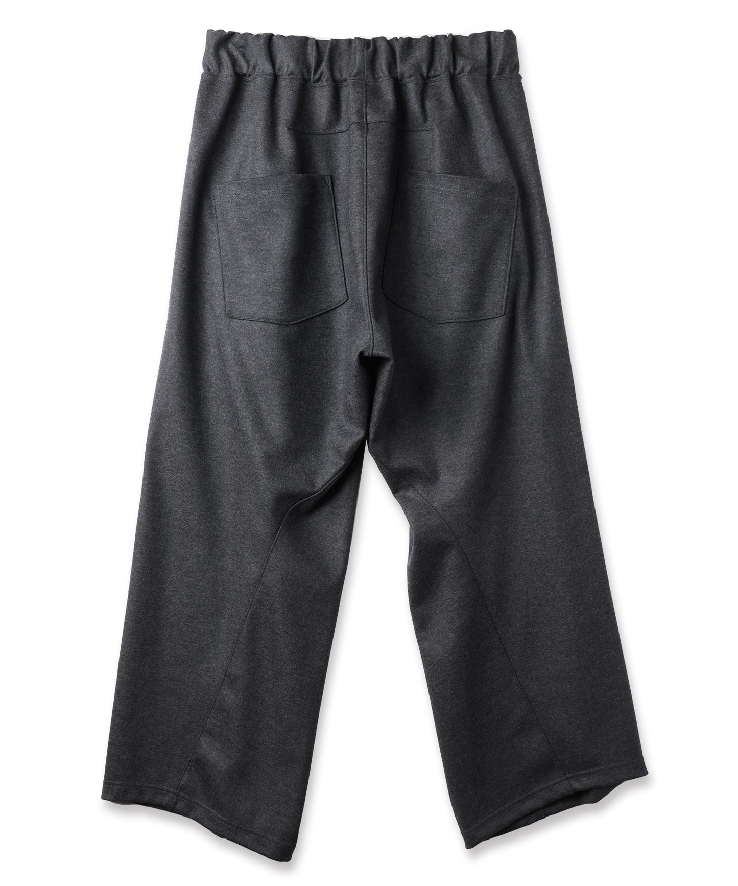 WIDE TUCK WOOL PANTS