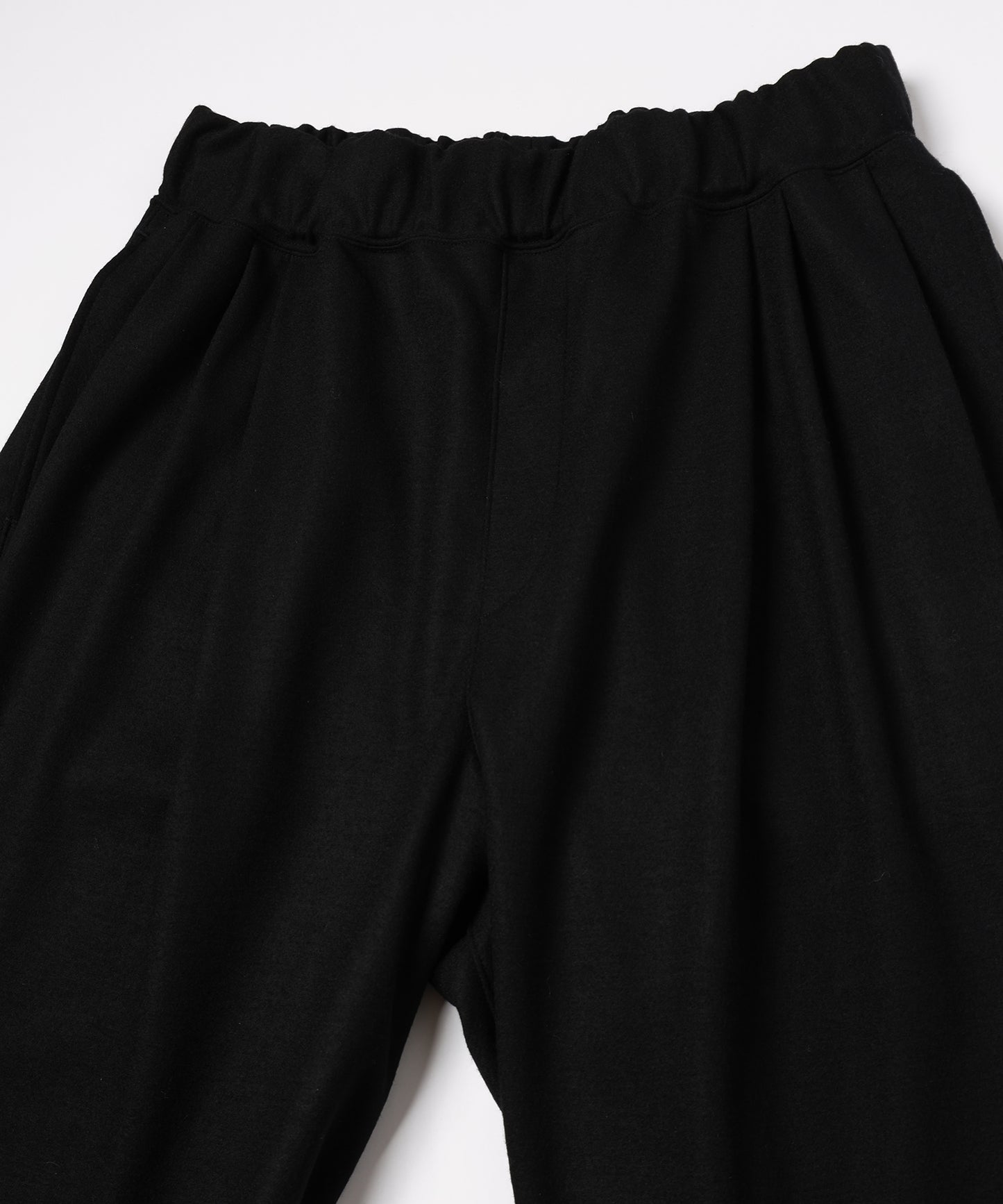 WIDE TUCK SWEAT PANTS