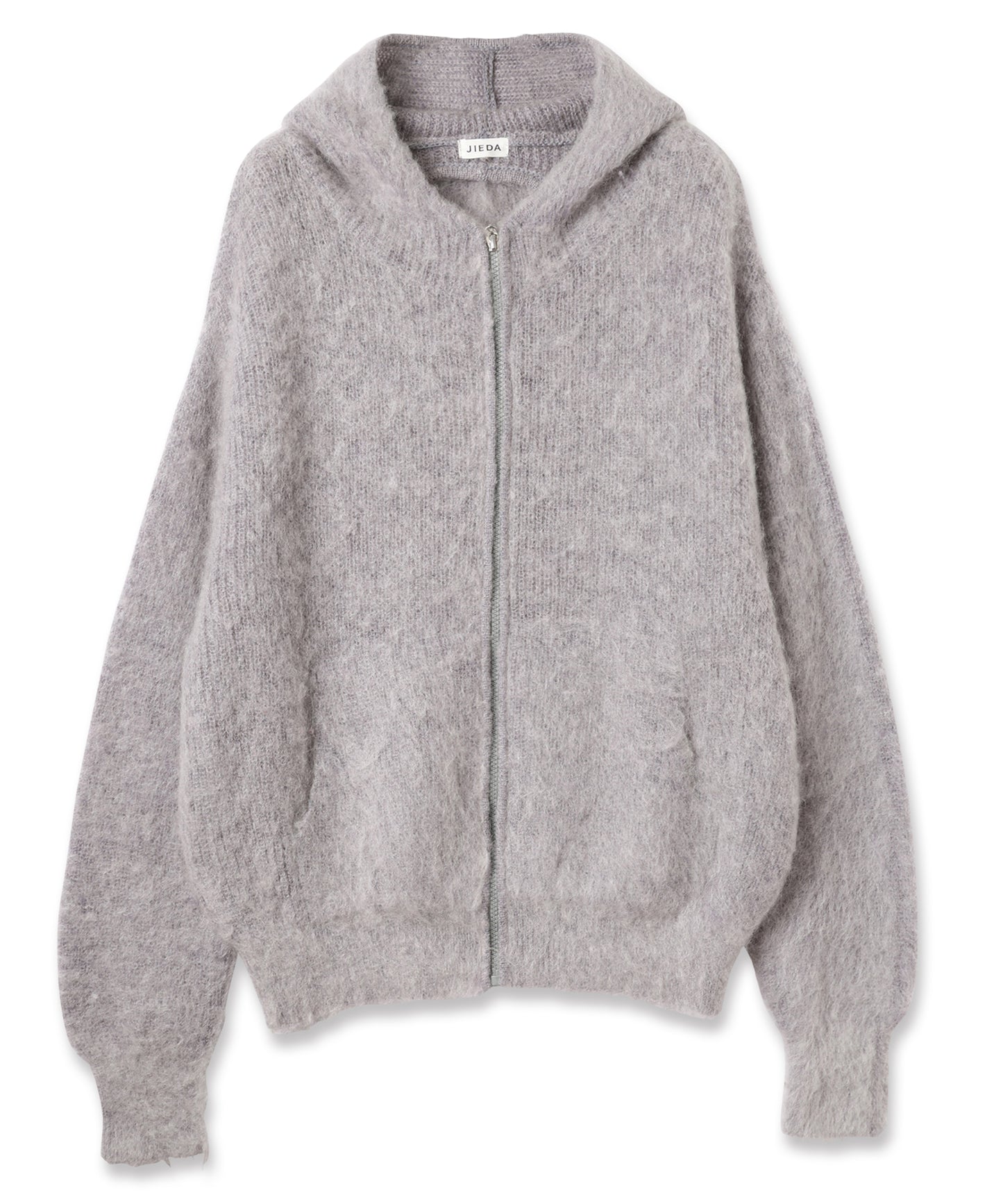 MOHAIR ZIP HOODIE