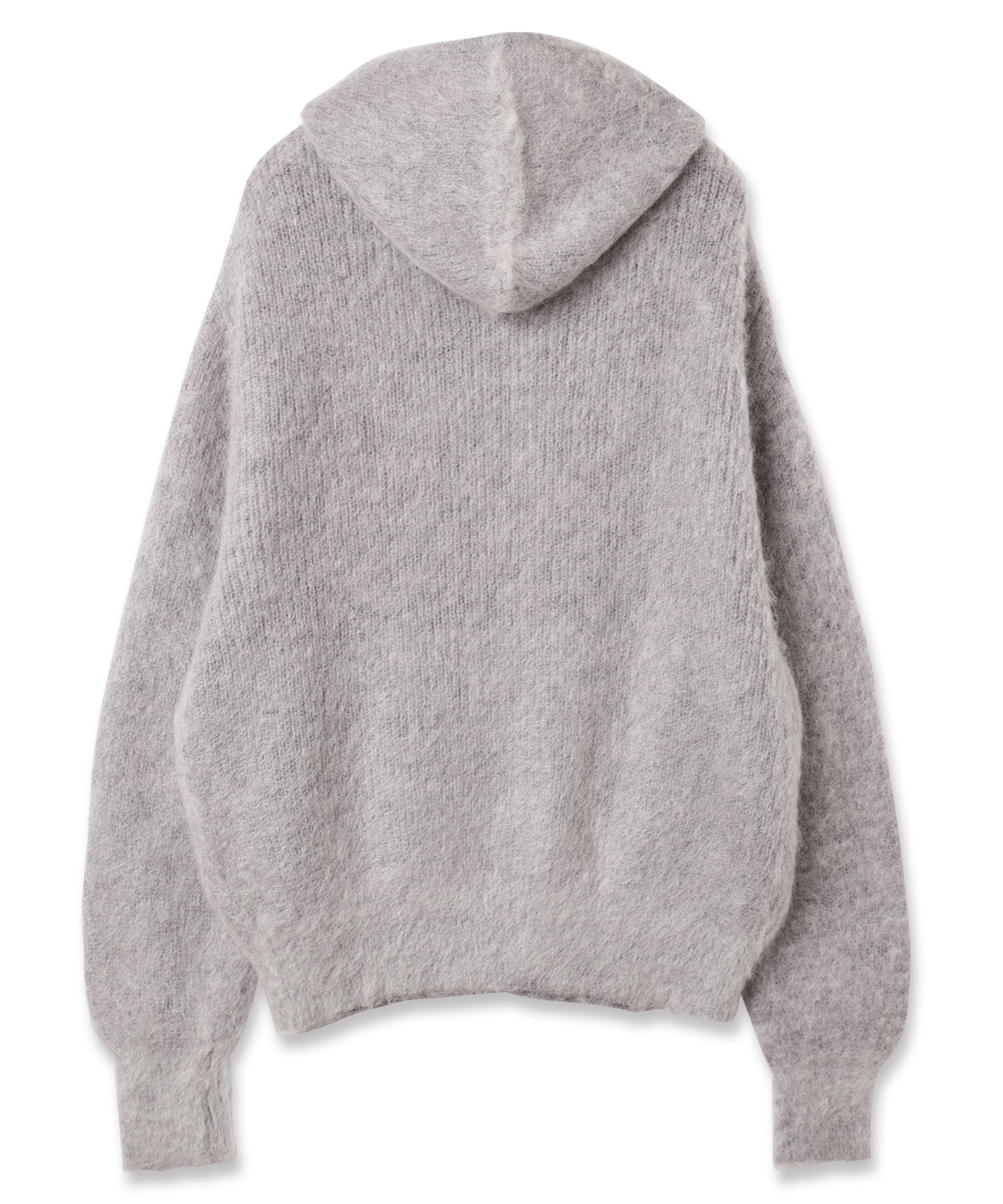 MOHAIR ZIP HOODIE