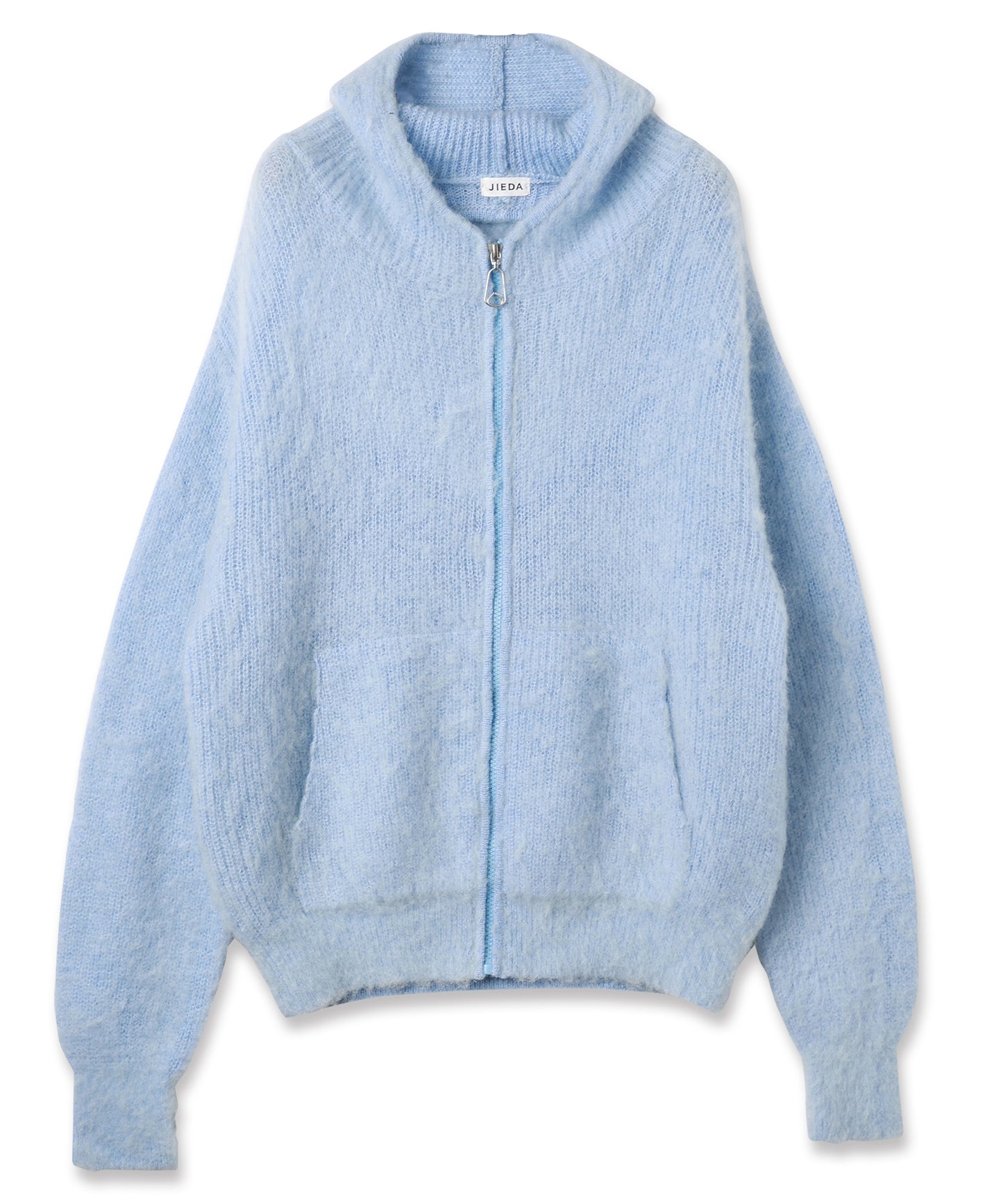MOHAIR ZIP HOODIE