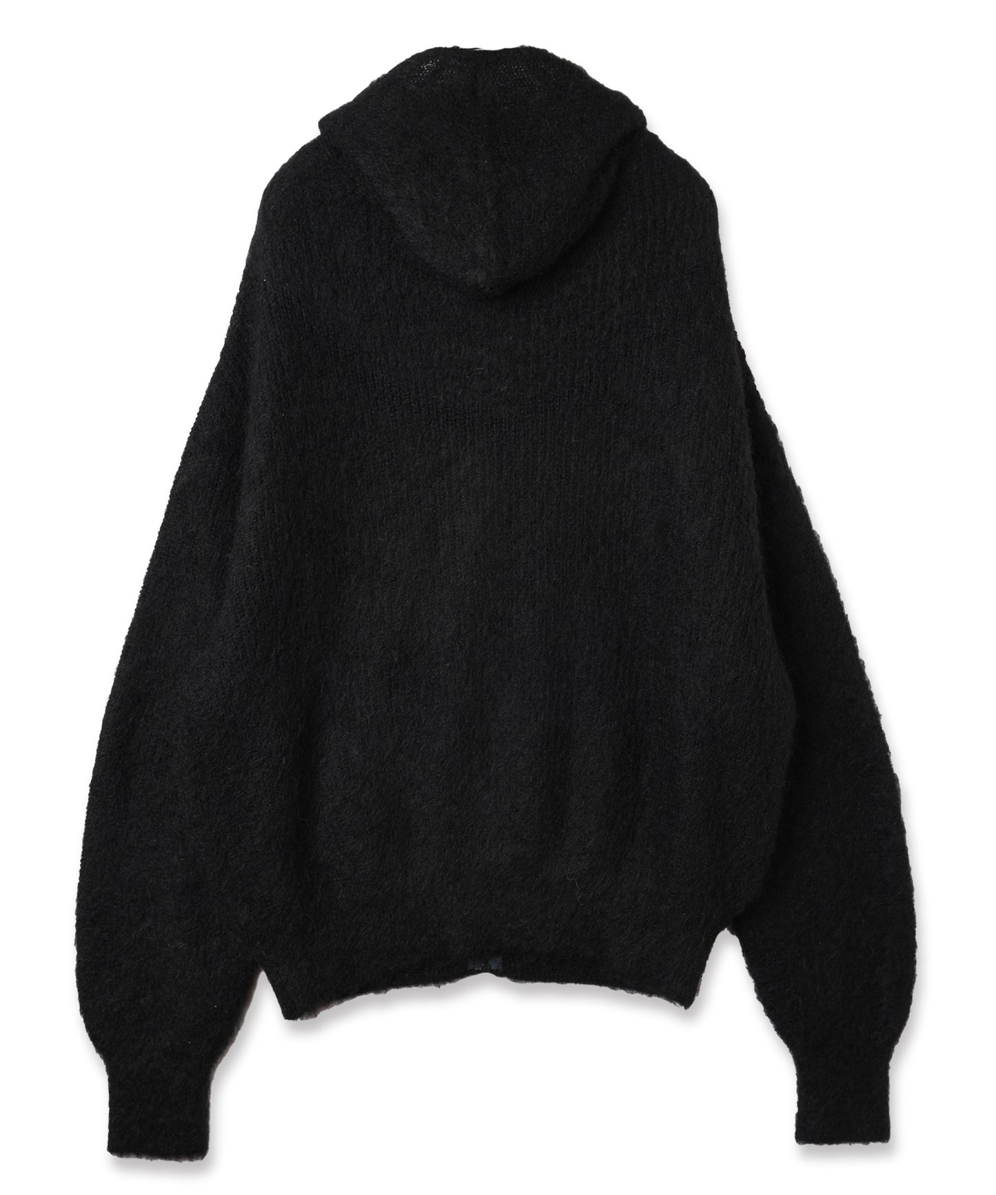 MOHAIR ZIP HOODIE