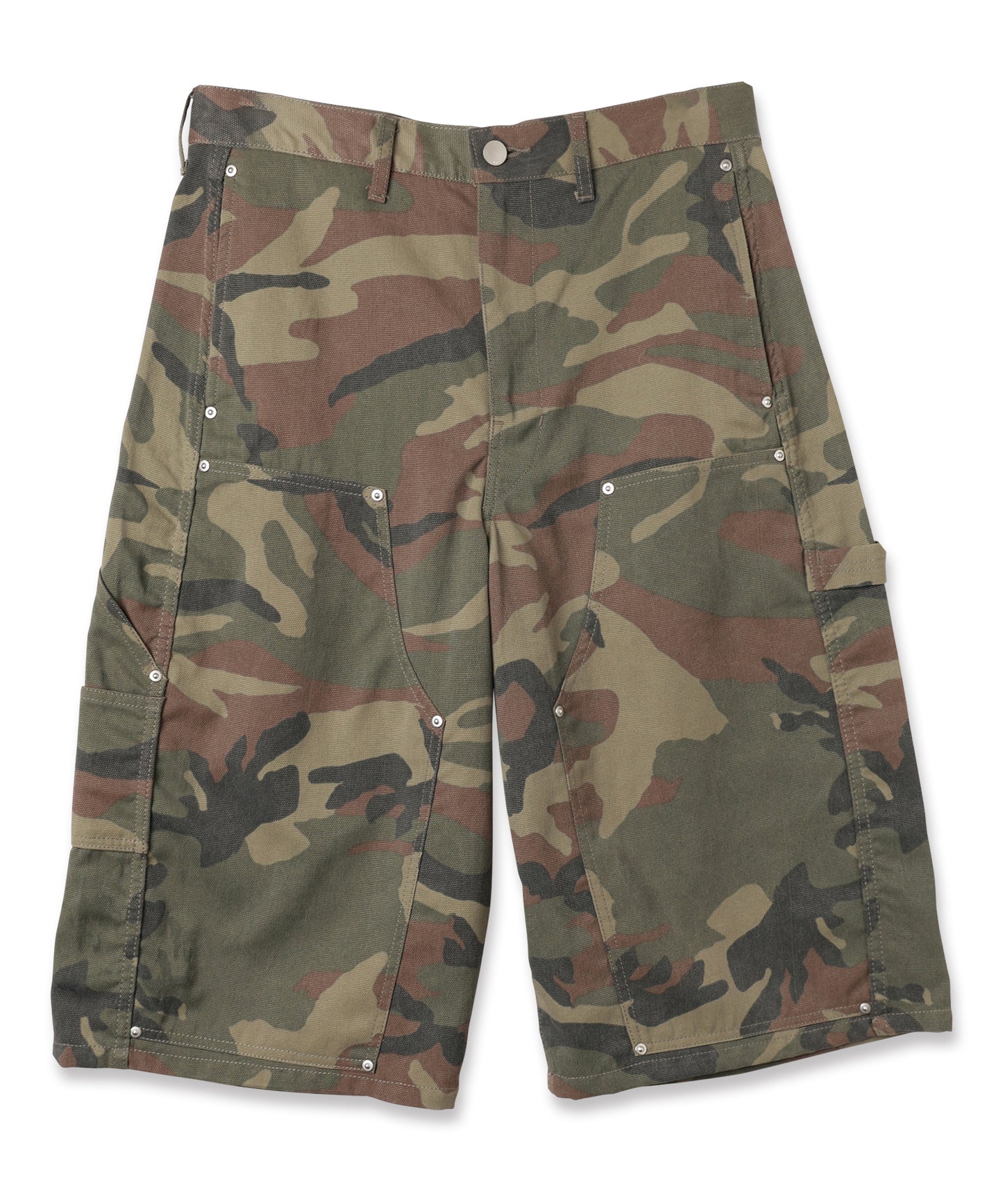 FADE CAMO 3/4 DOUBLE KNEE PANTS