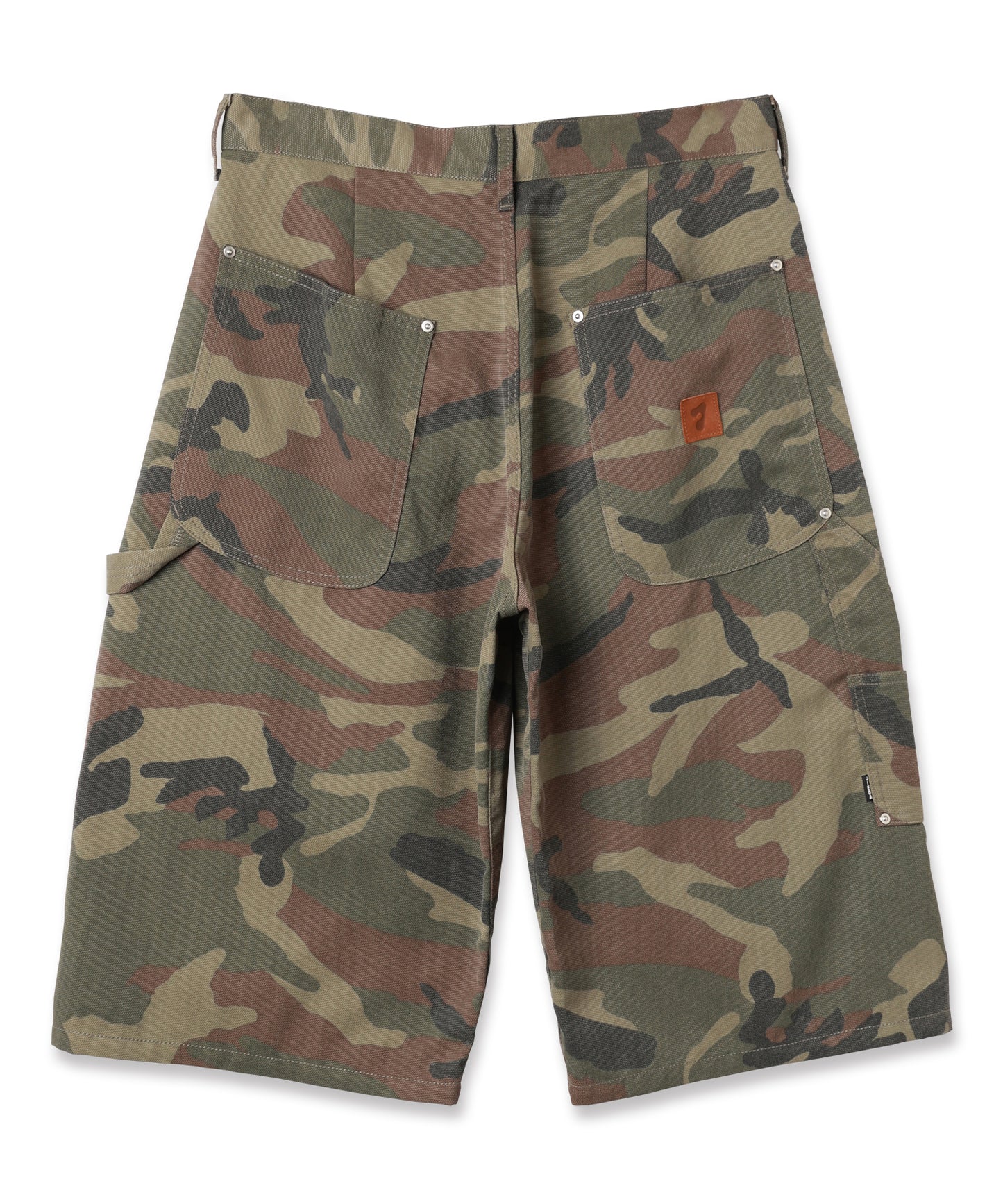 FADE CAMO 3/4 DOUBLE KNEE PANTS