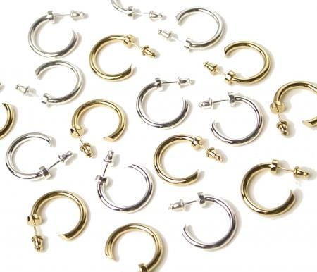 stud hoop pierce
