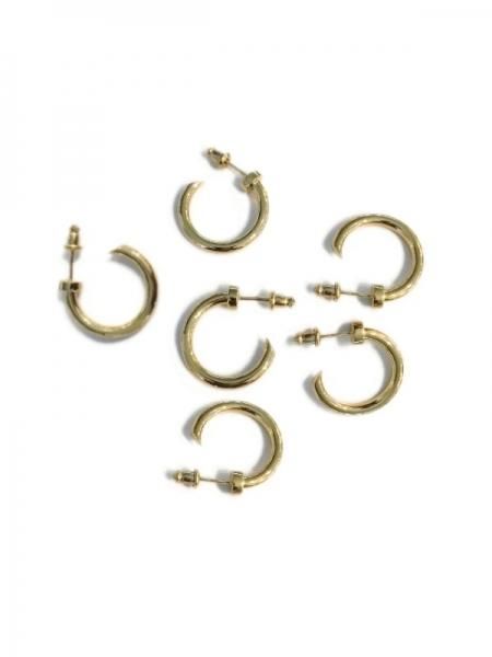 stud hoop pierce