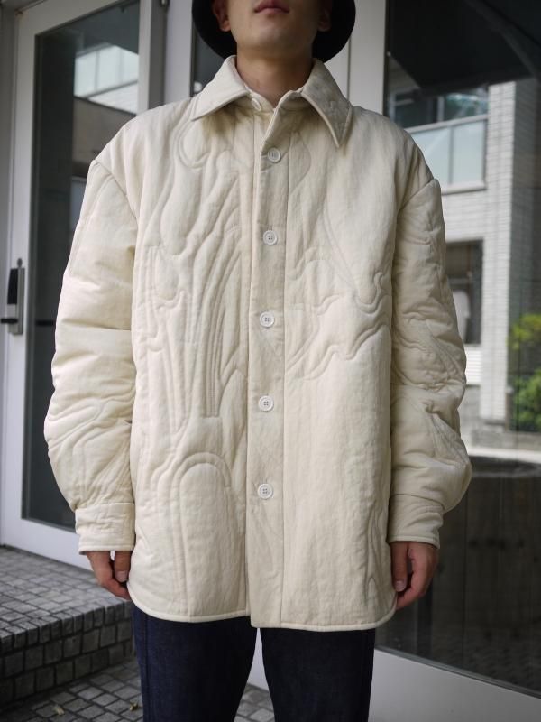 MARBLE PADDED OVERSHIRT