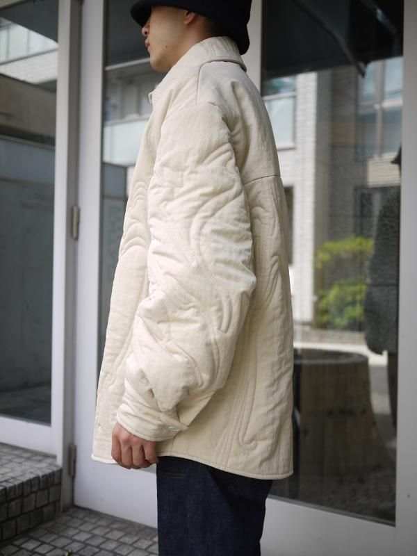 MARBLE PADDED OVERSHIRT