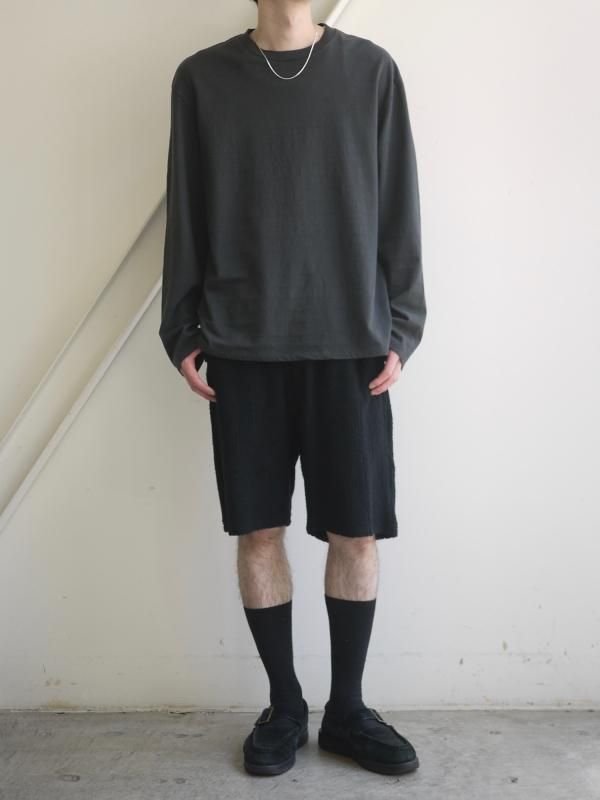GEOMETRIC PILE WIDE SHORTS