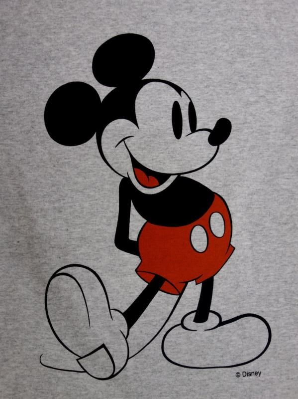 Mickey print long sleeve tee