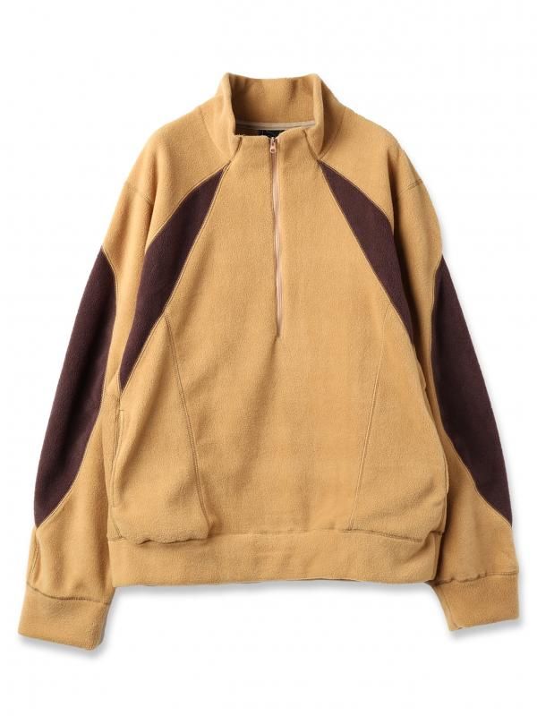 SWITCHING FLEECE HALF ZIP L/S