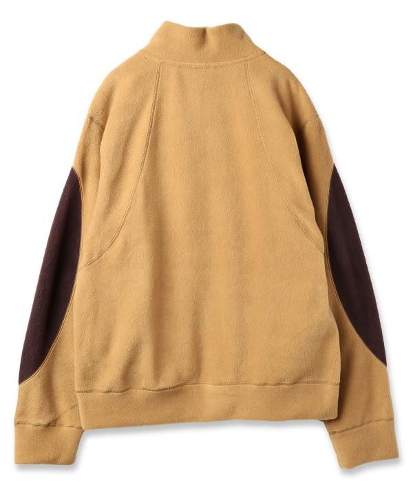 SWITCHING FLEECE HALF ZIP L/S