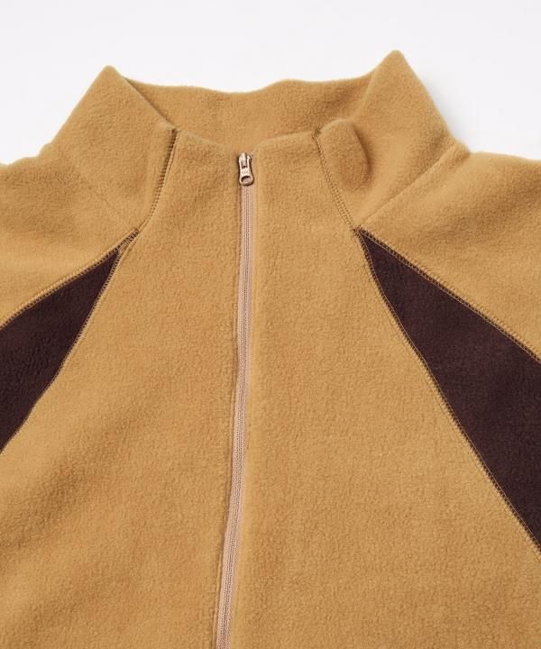 SWITCHING FLEECE HALF ZIP L/S