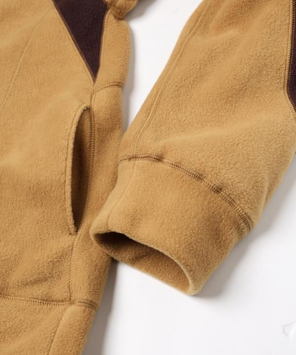 SWITCHING FLEECE HALF ZIP L/S