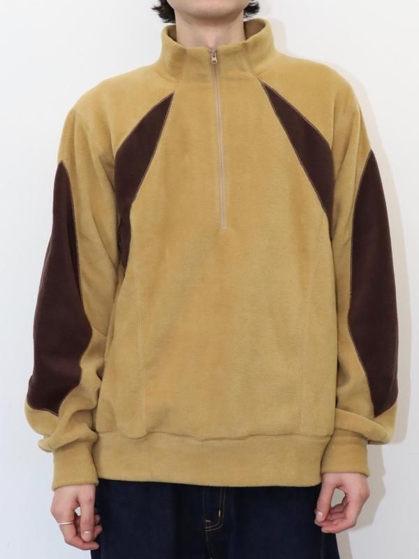 SWITCHING FLEECE HALF ZIP L/S