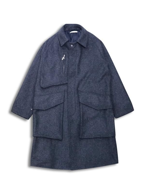 MELTON TRENCH COAT