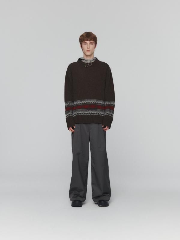 MOTIVE JACQUARD SWEATER