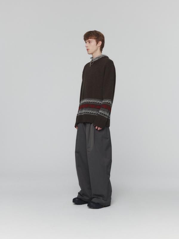 MOTIVE JACQUARD SWEATER