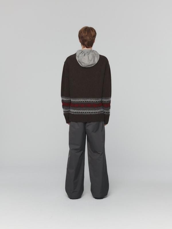 MOTIVE JACQUARD SWEATER