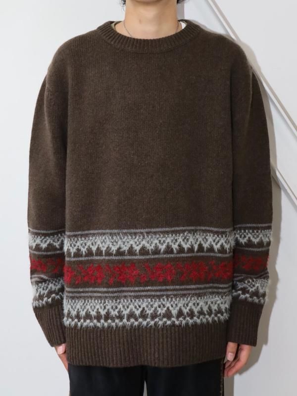 MOTIVE JACQUARD SWEATER
