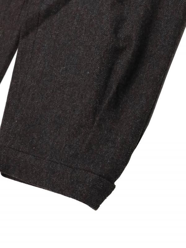 WOOL SHIRRING PANTS