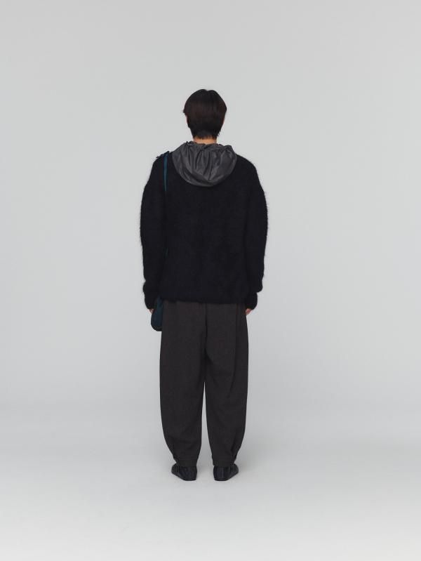 WOOL SHIRRING PANTS