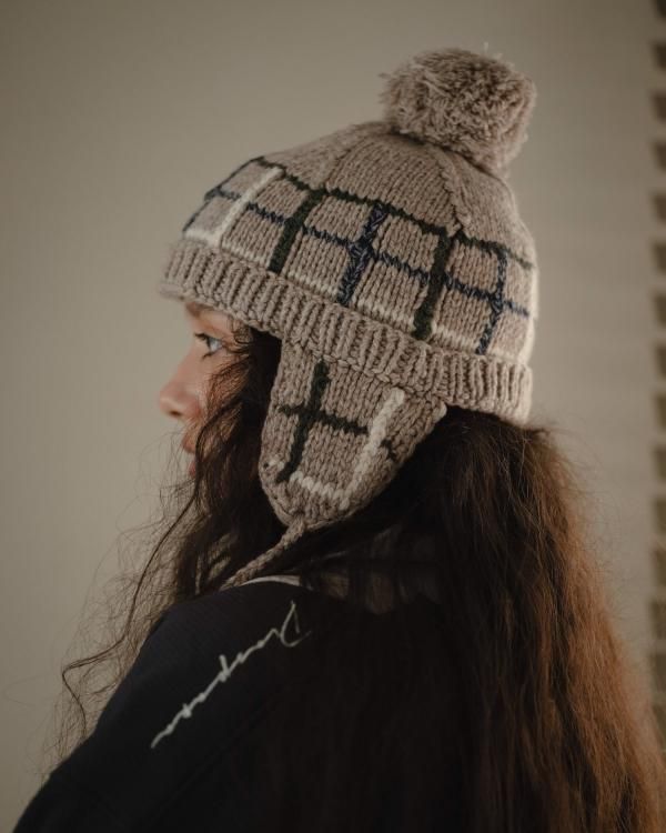 Ear Flap Pom Pom Beanie