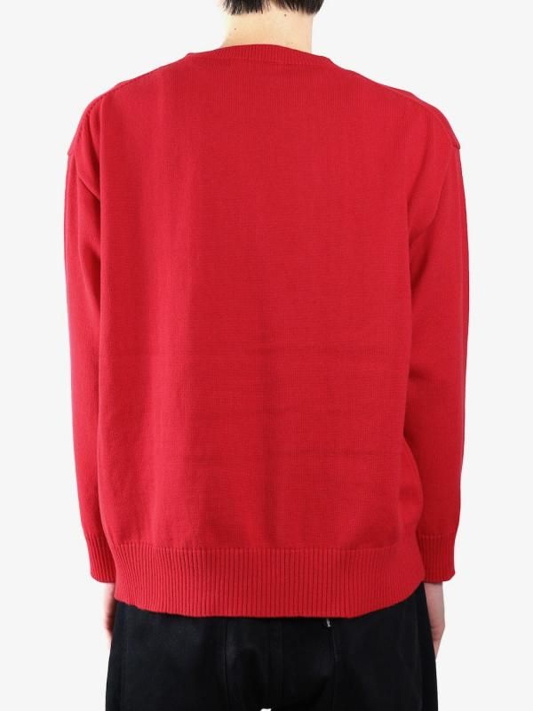 HOLE CREW KNIT