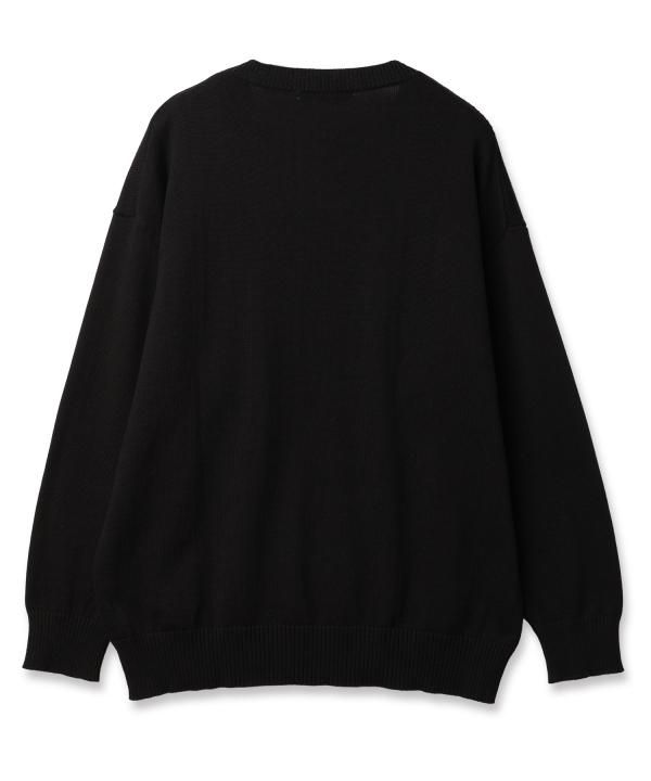 HOLE CREW KNIT