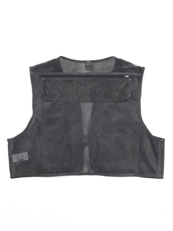 SUEDE MESH VEST