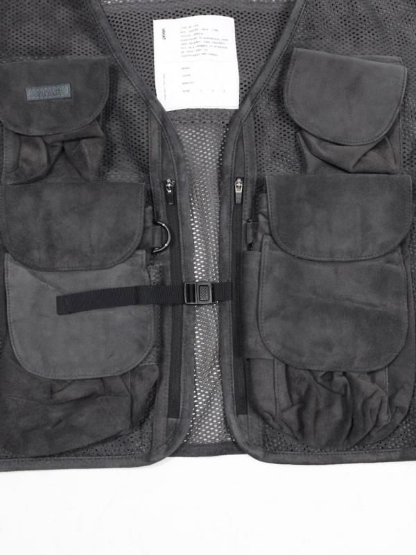 SUEDE MESH VEST