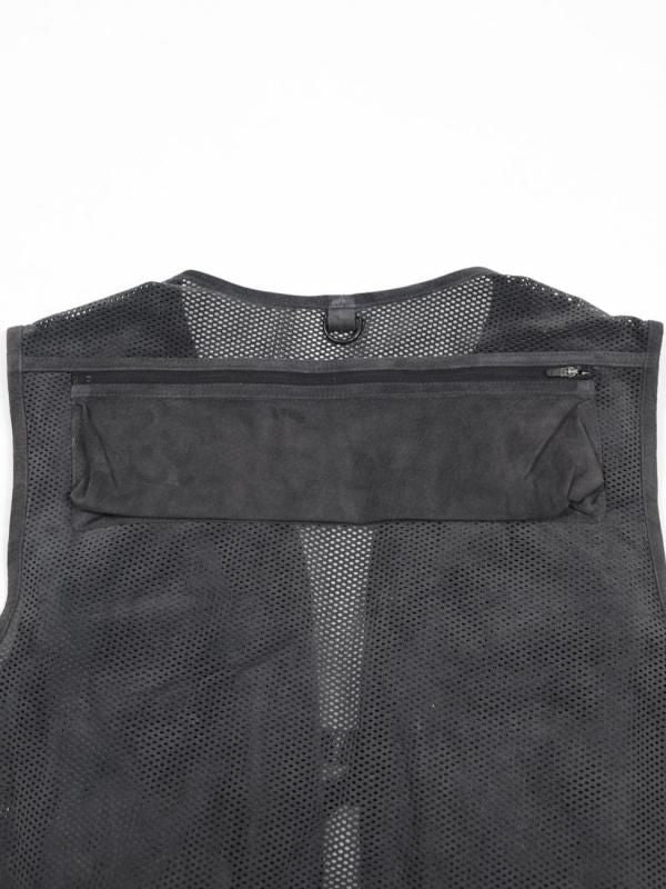 SUEDE MESH VEST