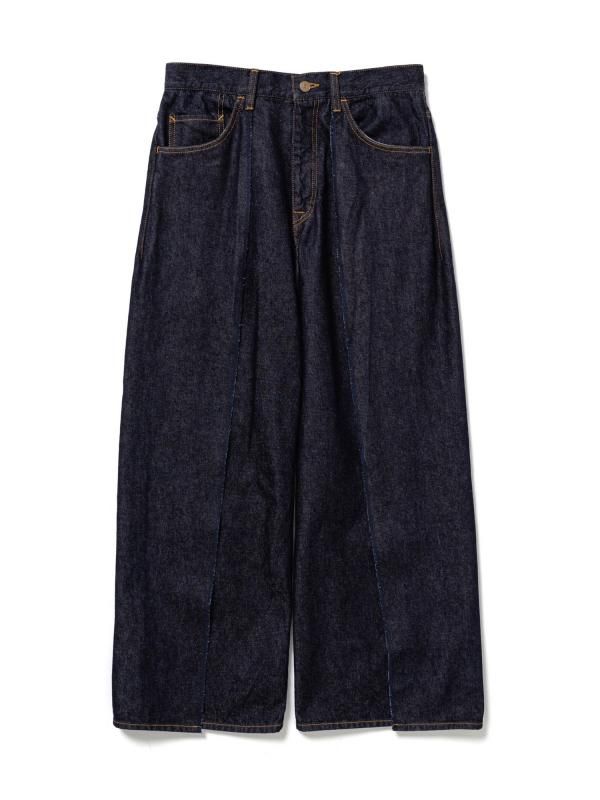WRAP DENIM PANTS