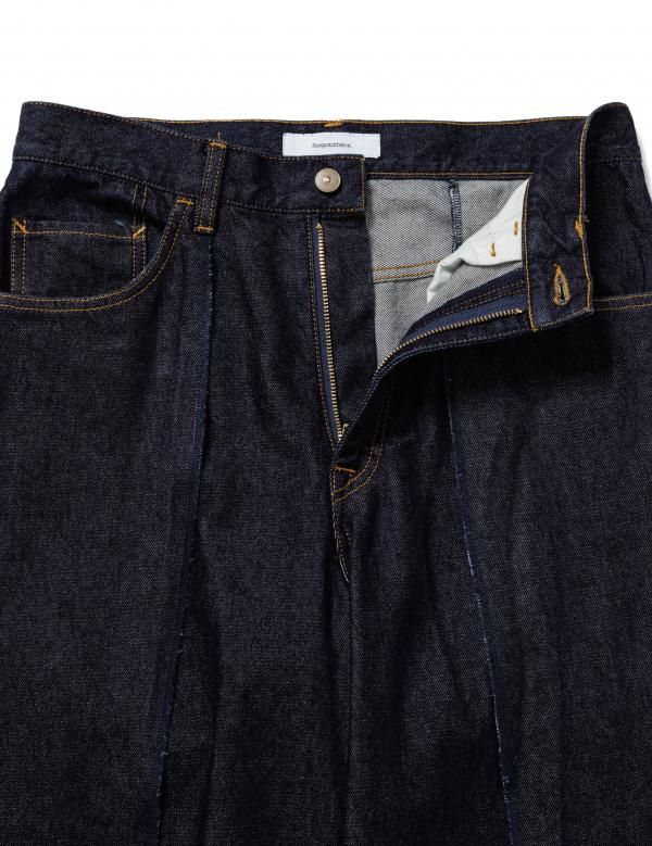 WRAP DENIM PANTS